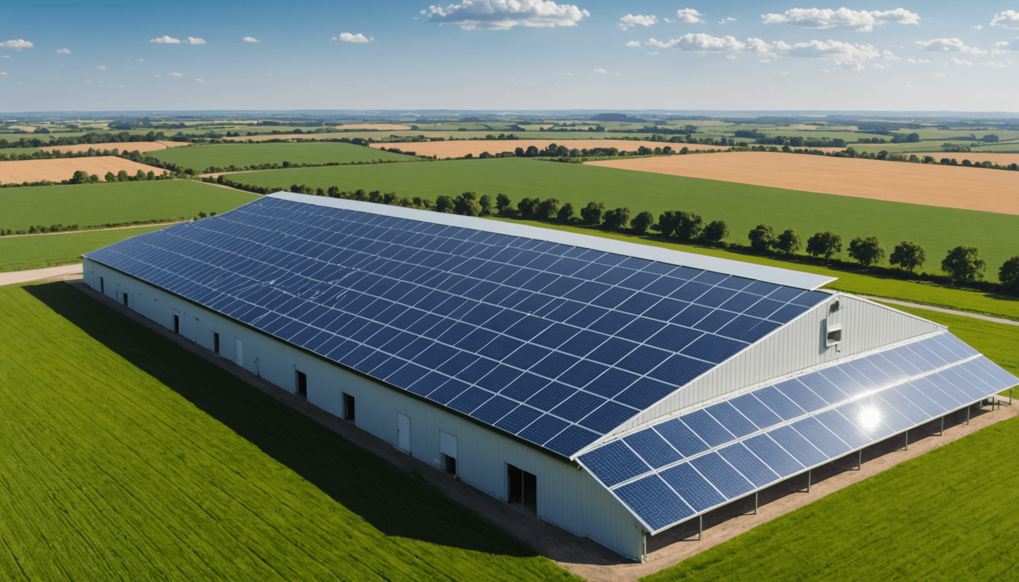 découvrez le hangar agricole photovoltaïque d'arkolia energies, une solution innovante qui allie agriculture et énergie renouvelable, contribuant ainsi à une agriculture durable et à la protection de l'environnement.