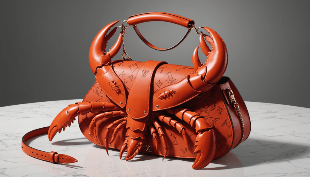 découvrez le sac en forme de homard par louis vuitton, un véritable phénomène de mode qui divise les opinions. avec son prix choc et son design audacieux, cet accessoire fait débat dans l'univers du luxe. oserez-vous adopter cette tendance singulière ?