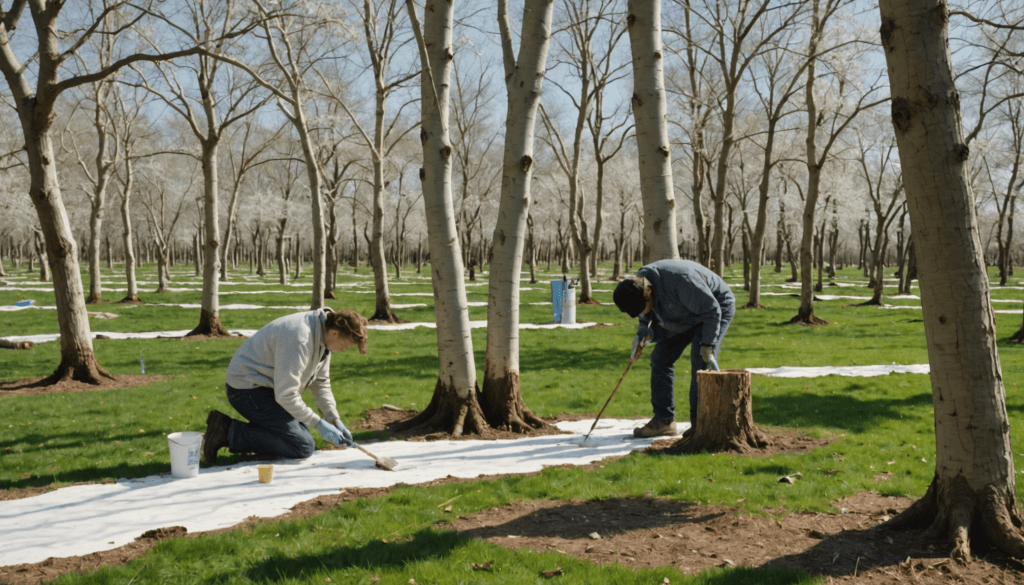 découvrez pourquoi il est essentiel de peindre les troncs d'arbres en blanc avant la fin mars. cette pratique de chaulage aide à protéger les arbres des variations de température et des maladies. apprenez les avantages écologiques et esthétiques de cette technique de jardinage.