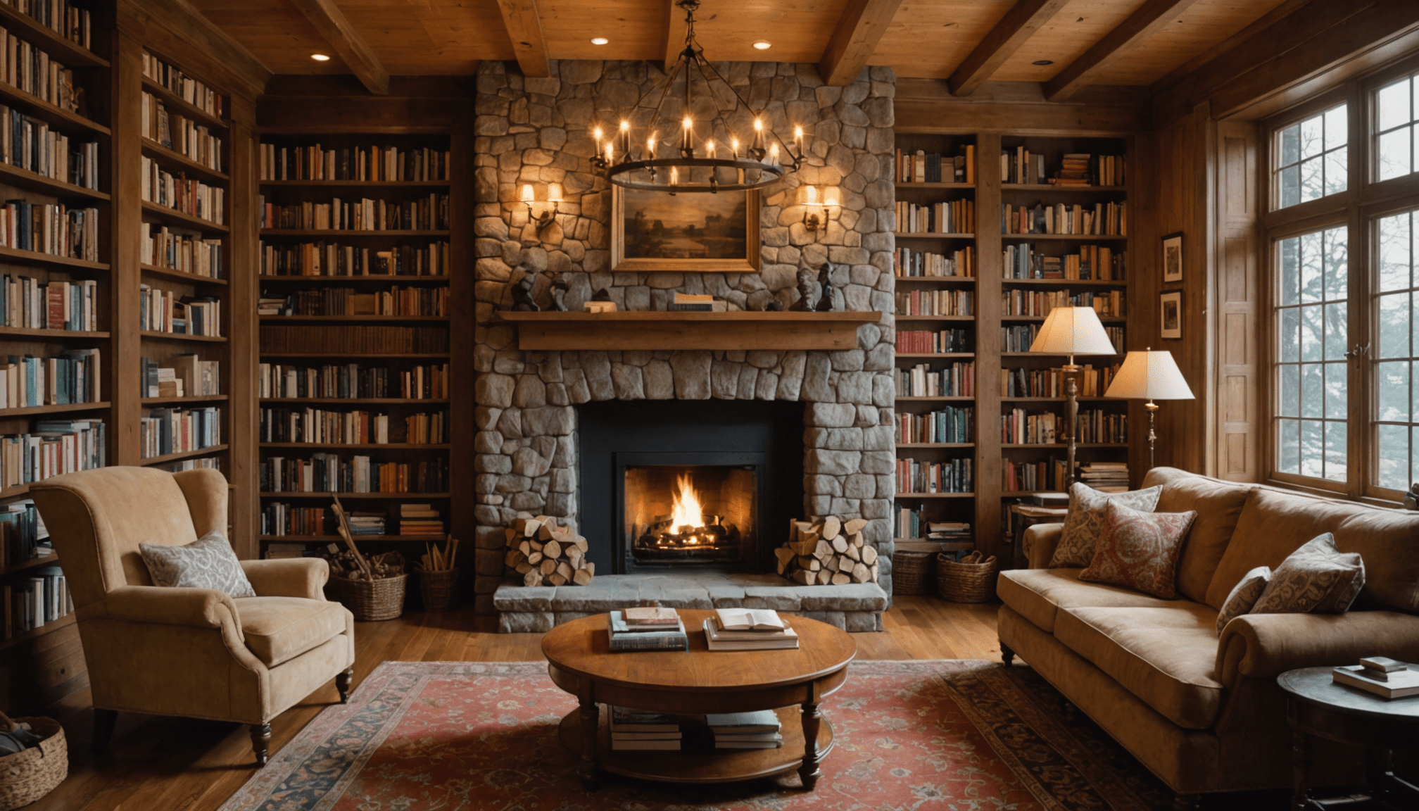 découvrez comment créer un espace cosy en aménageant une bibliothèque chaleureuse autour de votre cheminée. inspirez-vous d'idées déco et d'agencements pour transformer votre salon en un véritable havre de paix où lire et se détendre devient un plaisir quotidien.