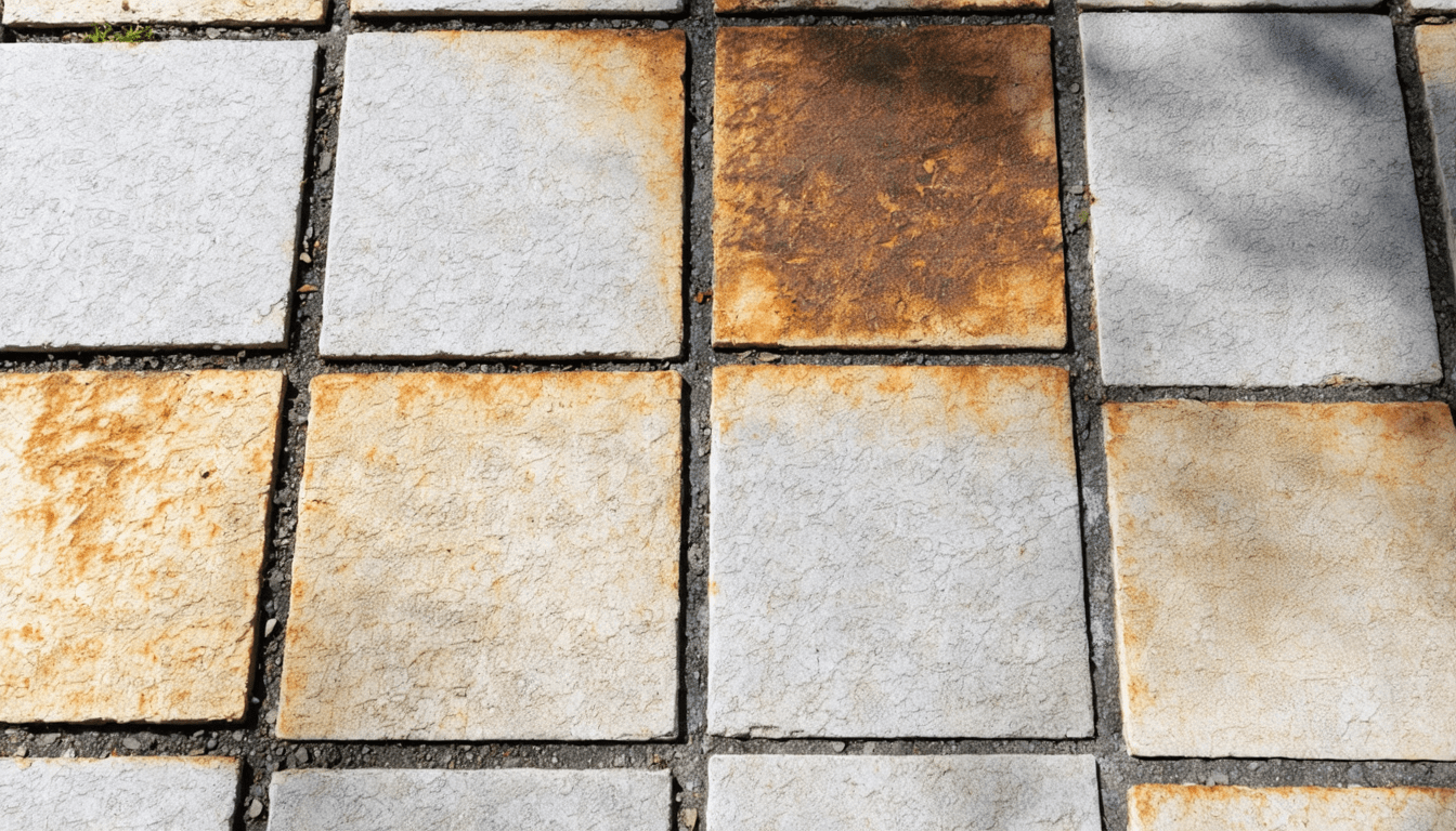 découvrez des méthodes simples et efficaces pour éliminer les taches de rouille sur vos dalles de terrasse, et redonnez-leur tout leur éclat sans effort.