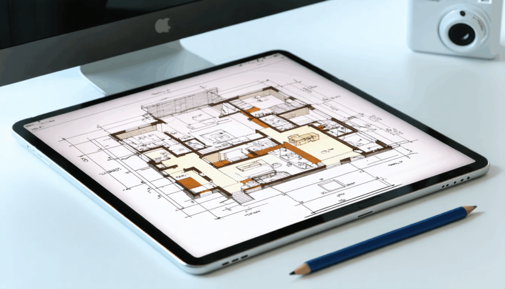 découvrez les principales utilisations d’un plan 2d en architecture d’intérieur : visualisation des espaces, optimisation de l’aménagement, communication claire avec les clients et précision dans la réalisation des projets.