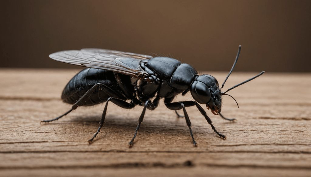 apprenez à identifier ce petit insecte noir que vous avez trouvé chez vous et découvrez son origine.