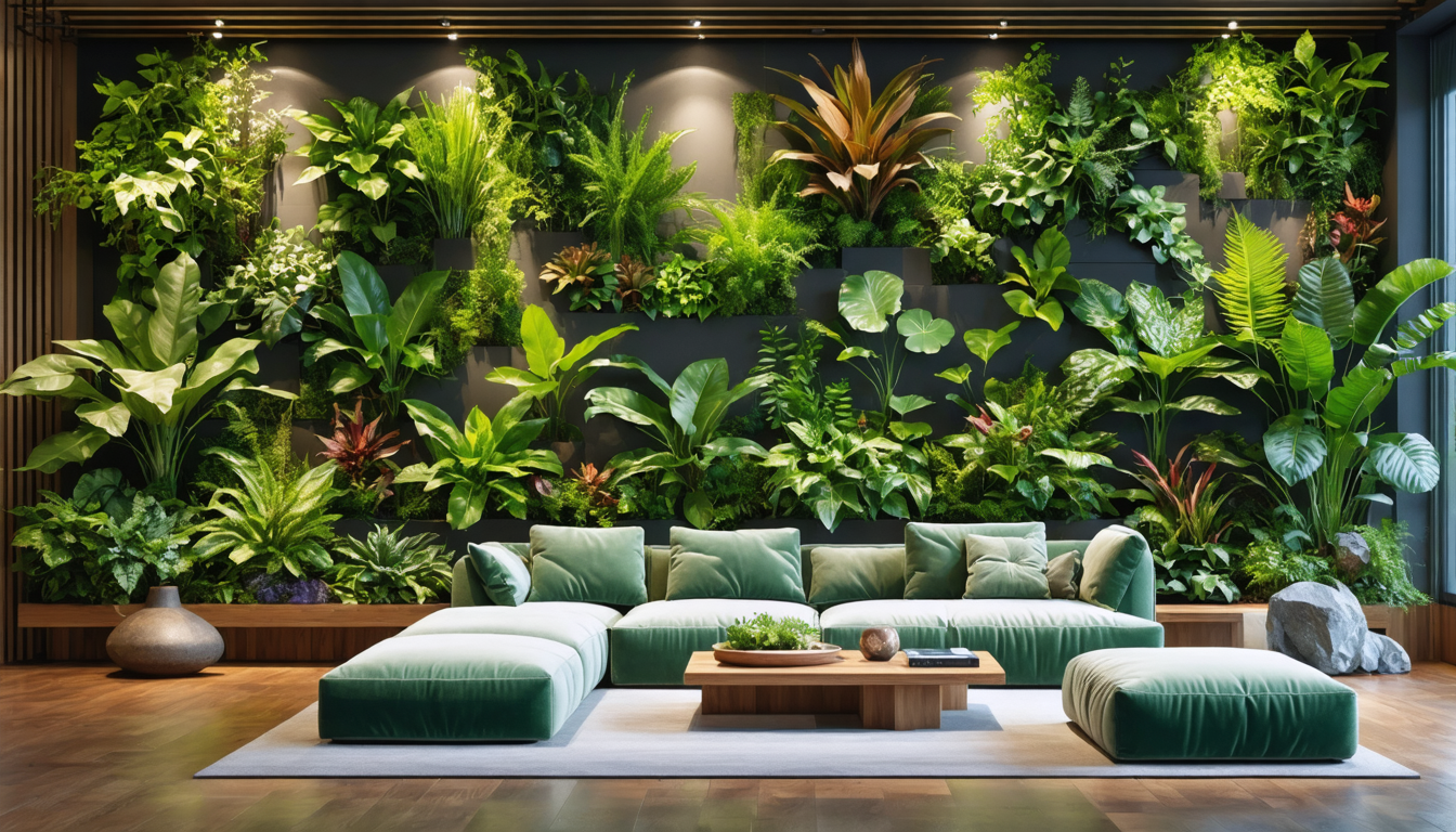 apportez une touche de verdure à votre intérieur avec un mur végétal artificiel. créez un espace relaxant, tendance et sans entretien pour une décoration naturelle tout au long de l'année.