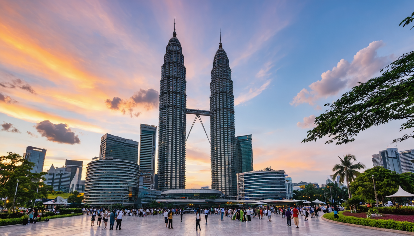 découvrez les tours petronas, symbole emblématique de kuala lumpur, chef-d'œuvre d’architecture et d’ingénierie moderne. plongez dans l’histoire, le design et les secrets de ces gratte-ciels fascinants.