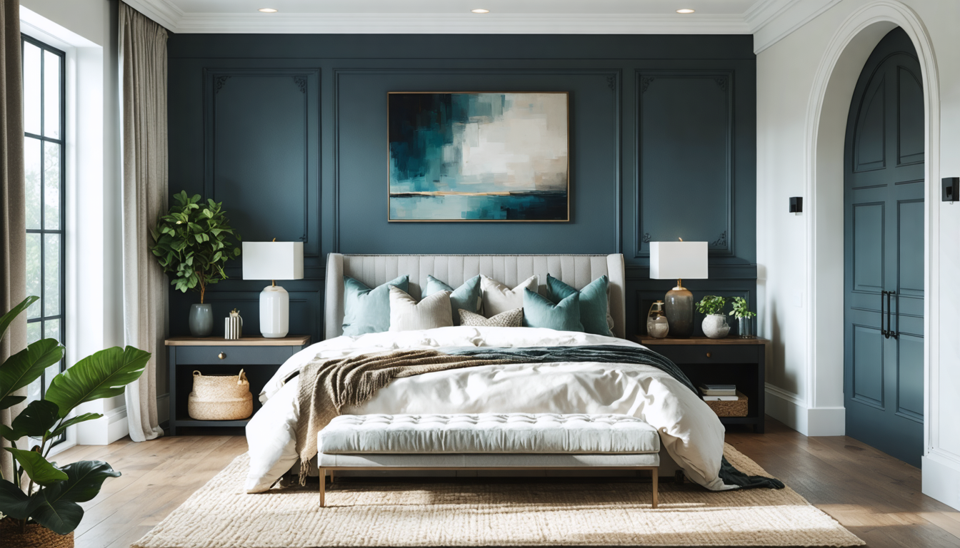 découvrez nos conseils pour sélectionner le mur parfait à peindre en couleur foncée dans votre chambre et transformer votre espace en toute harmonie.