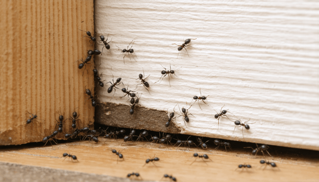 découvrez la signification symbolique de l’invasion des fourmis noires dans votre maison, ainsi que les messages cachés que ces petites créatures pourraient apporter selon les traditions et croyances.