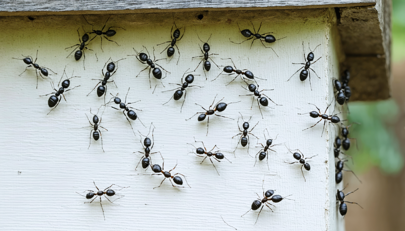 découvrez la signification symbolique des fourmis noires lorsqu'elles envahissent votre maison et explorez leurs messages cachés selon différentes croyances et traditions.