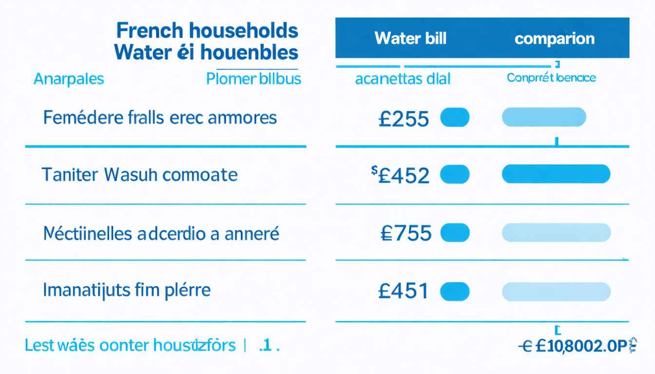 découvrez le coût mensuel moyen de la consommation d’eau pour un foyer de deux personnes, ainsi que les facteurs qui influencent la facture d’eau et des conseils pour économiser au quotidien.