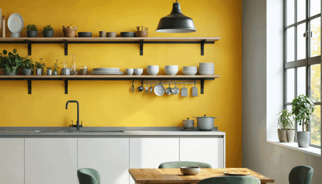 découvrez comment choisir le mur idéal à peindre en couleur dans votre cuisine pour sublimer la pièce et créer une ambiance chaleureuse et harmonieuse.