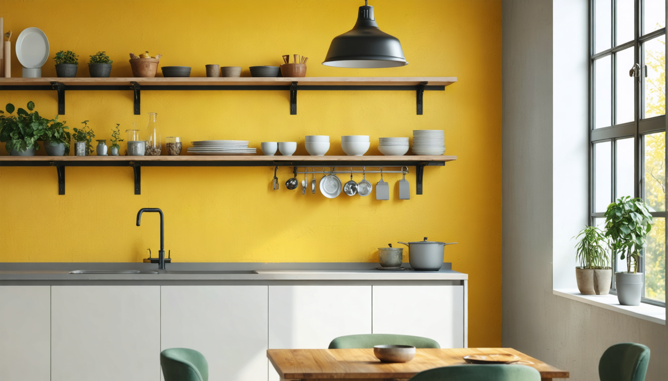 découvrez comment choisir le mur idéal à peindre en couleur dans votre cuisine pour sublimer la pièce et créer une ambiance chaleureuse et harmonieuse.