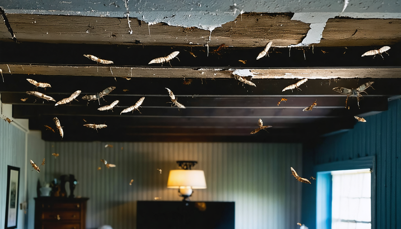 découvrez nos conseils pratiques pour identifier, éliminer et prévenir une infestation de larves de mites dans votre plafond, afin de protéger efficacement votre maison.