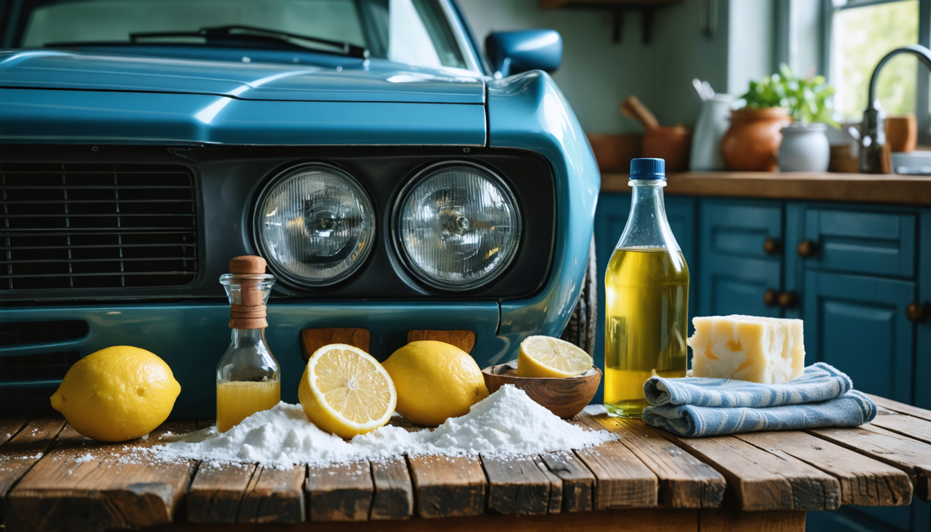 découvrez des astuces de grand-mère simples et naturelles pour nettoyer vos phares de voiture et leur redonner éclat et clarté, sans produits chimiques coûteux.