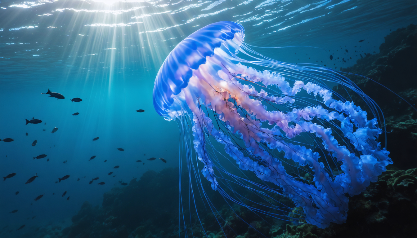 découvrez la galère portugaise, cet organisme marin souvent confondu avec une méduse. dans notre article, nous vous expliquons ses particularités, son mode de vie et les précautions à prendre face à ce fascinant animal de la méditerranée.
