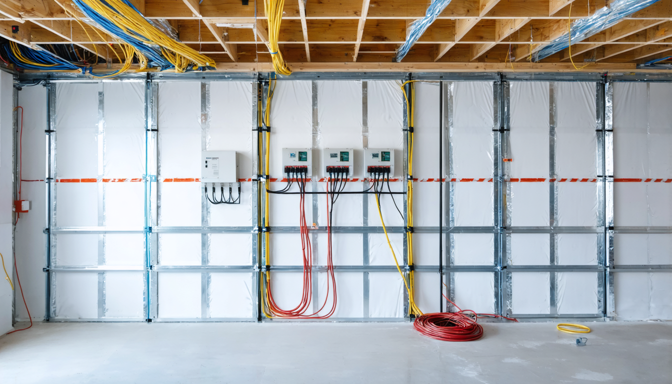 découvrez les exigences de la norme pour l'installation sécurisée des câbles électriques dans les cloisons en placoplâtre : distances à respecter, types de gaines autorisées et bonnes pratiques pour garantir la conformité et la sécurité de votre installation électrique.