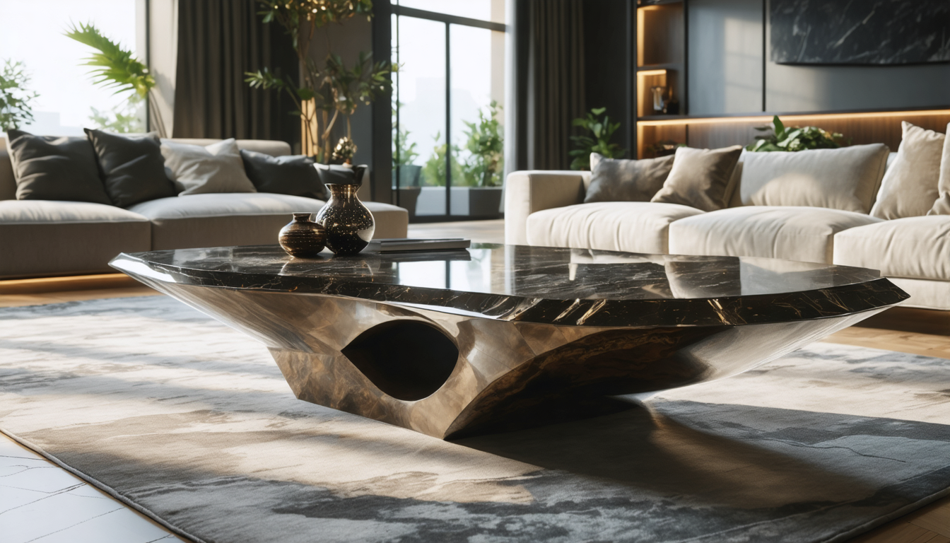 découvrez notre table basse au design d'exception, la pièce parfaite pour sublimer votre salon avec élégance et modernité. ajoutez une touche unique à votre décoration intérieure dès aujourd'hui !