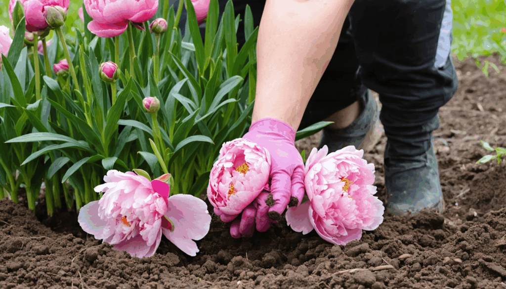 découvrez nos conseils étape par étape pour déterrer et replanter une pivoine sans stress. apprenez les meilleures pratiques pour réussir cette opération et offrir une nouvelle vie à vos pivoines.
