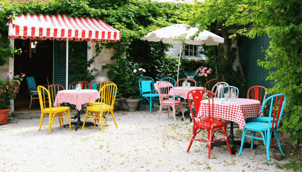 découvrez comment créer une ambiance guinguette chaleureuse avec nos inspirations de décoration : mobilier convivial, éclairage festif et accessoires authentiques pour transformer votre espace en lieu de fête plein de charme.