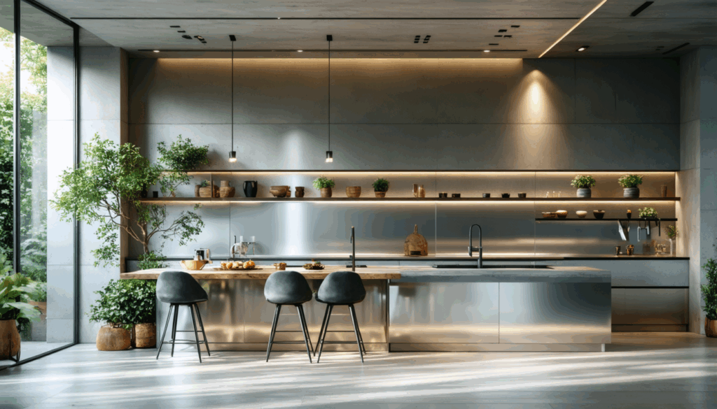 découvrez comment l’acier inoxydable apporte modernité et élégance à votre intérieur. résistant, durable et facile d’entretien, il valorise chaque pièce de votre maison avec style.