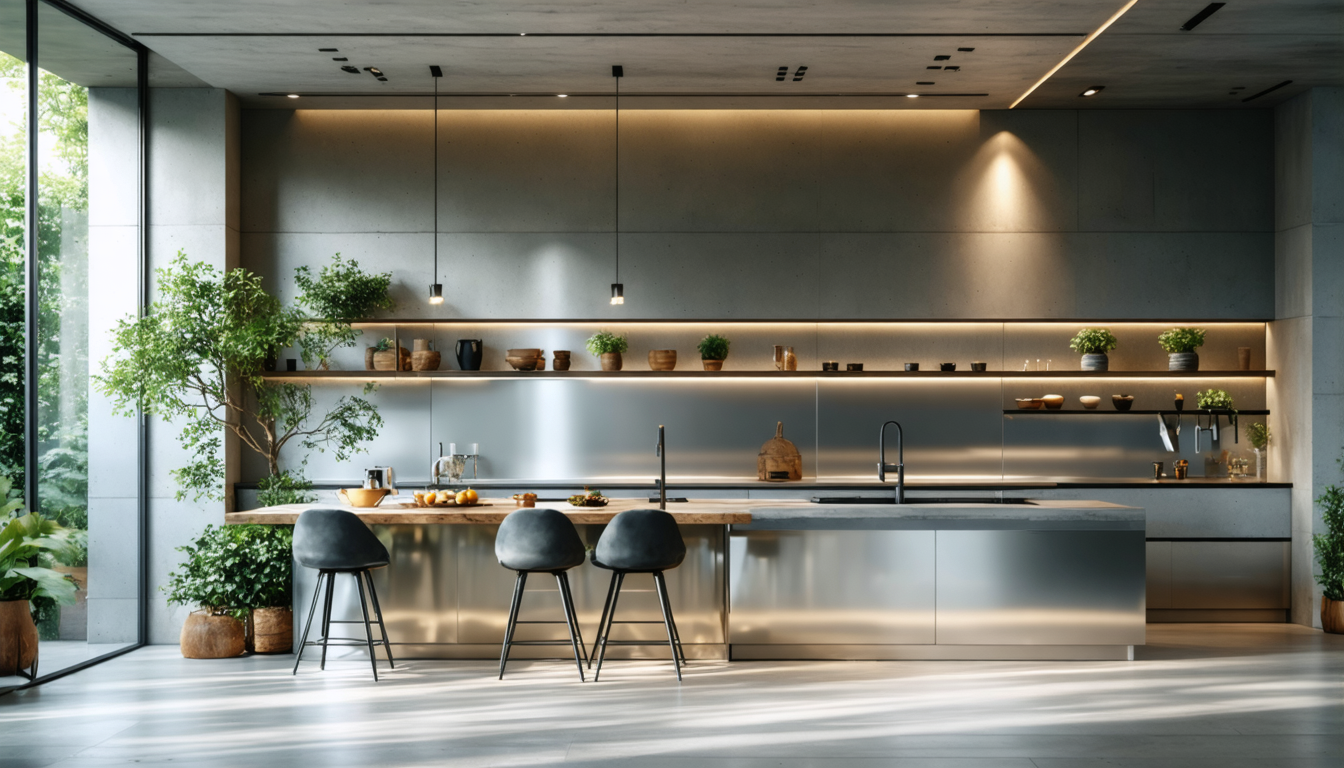 découvrez comment l’acier inoxydable apporte modernité et élégance à votre intérieur. résistant, durable et facile d’entretien, il valorise chaque pièce de votre maison avec style.