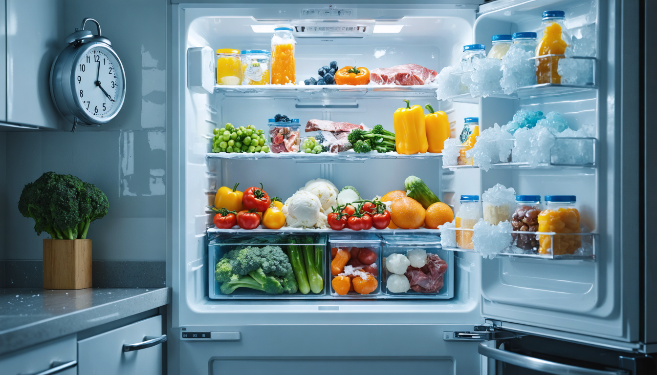 découvrez les précautions à prendre et les solutions efficaces lorsque votre congélateur est resté ouvert pendant 12 heures pour éviter la perte de vos aliments.