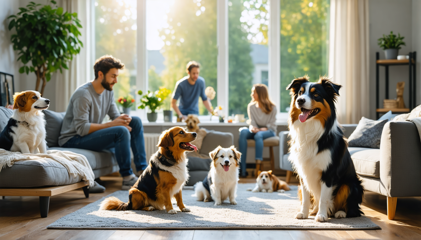 découvrez comment créer un foyer harmonieux et épanoui pour vous et vos chiens grâce à notre guide ultime sur les maisons avec chiens. conseils, astuces et aménagements adaptés pour le bien-être de tous.