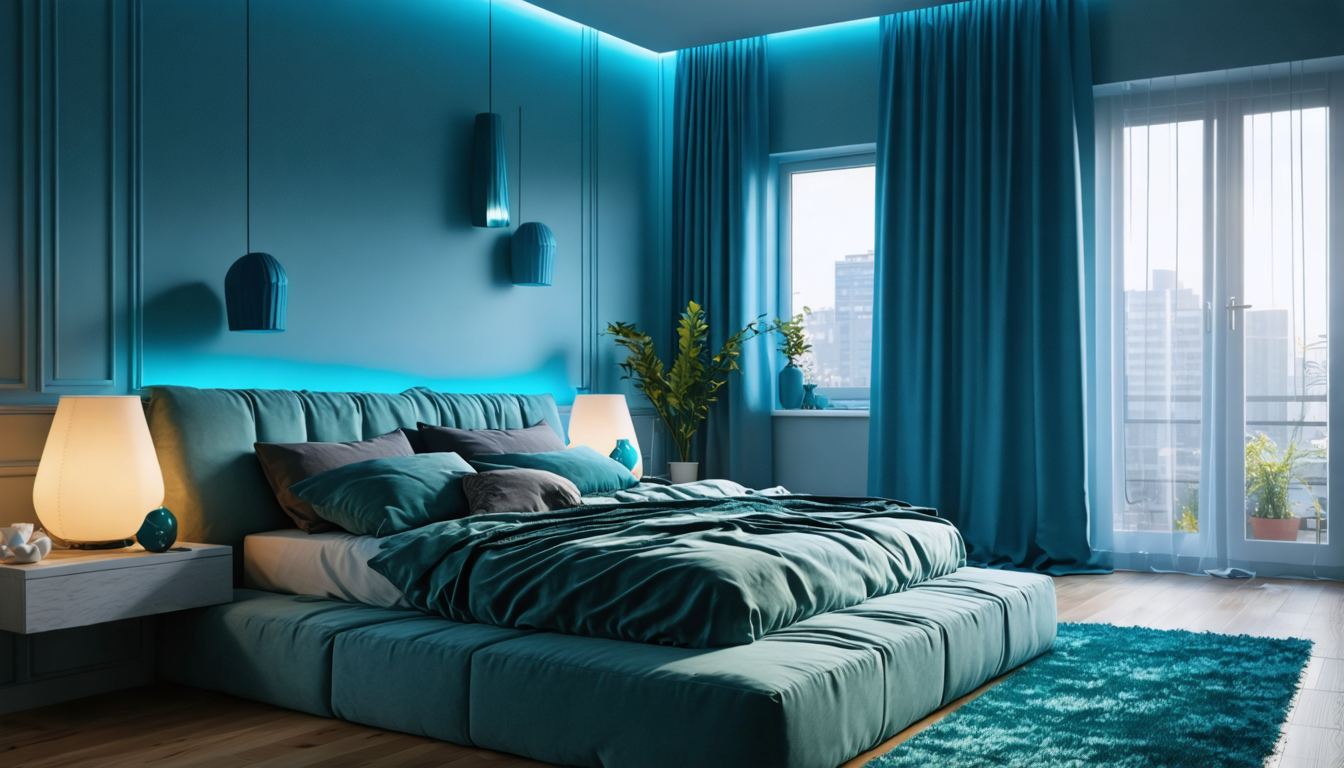 découvrez nos astuces déco pour une chambre bleu canard, avec des palettes de couleurs harmonieuses et des inspirations tendance pour un intérieur moderne et élégant.