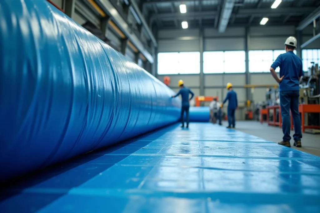 Résistance au vent et aux UV : les secrets de fabrication des bâches PVC haute densité