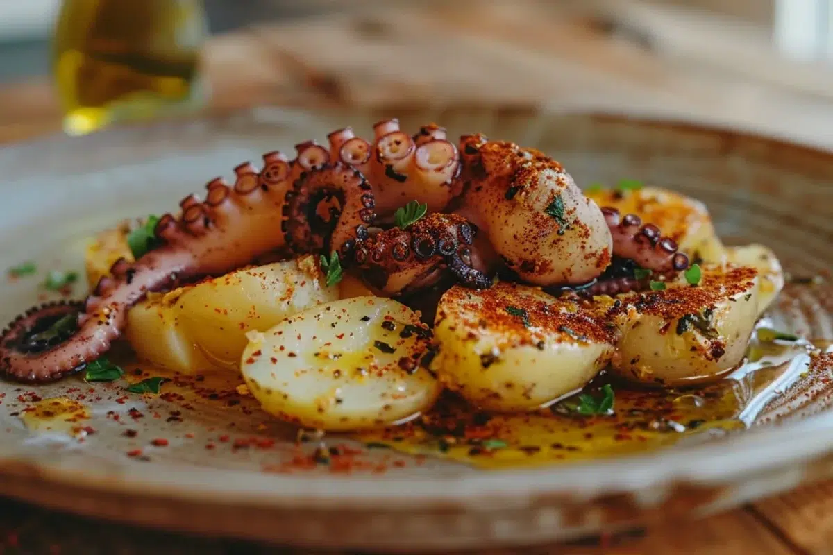 Un succulent poulpe à la galicienne : une recette simple et délicieuse prête en 15 minutes