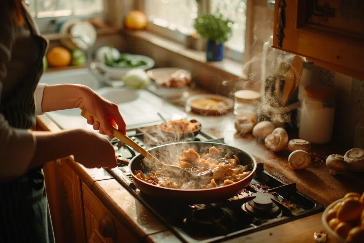 Le poulet aux champignons : une recette simple et savoureuse avec des astuces pour une préparation parfaite