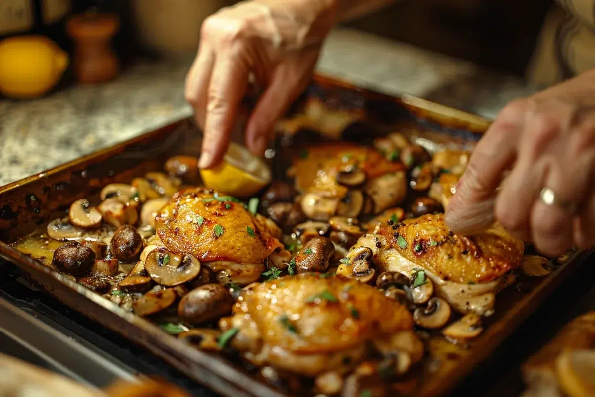 La poularde au citron, champignons et porto : une recette exquise en cinq étapes pour ravir vos convives