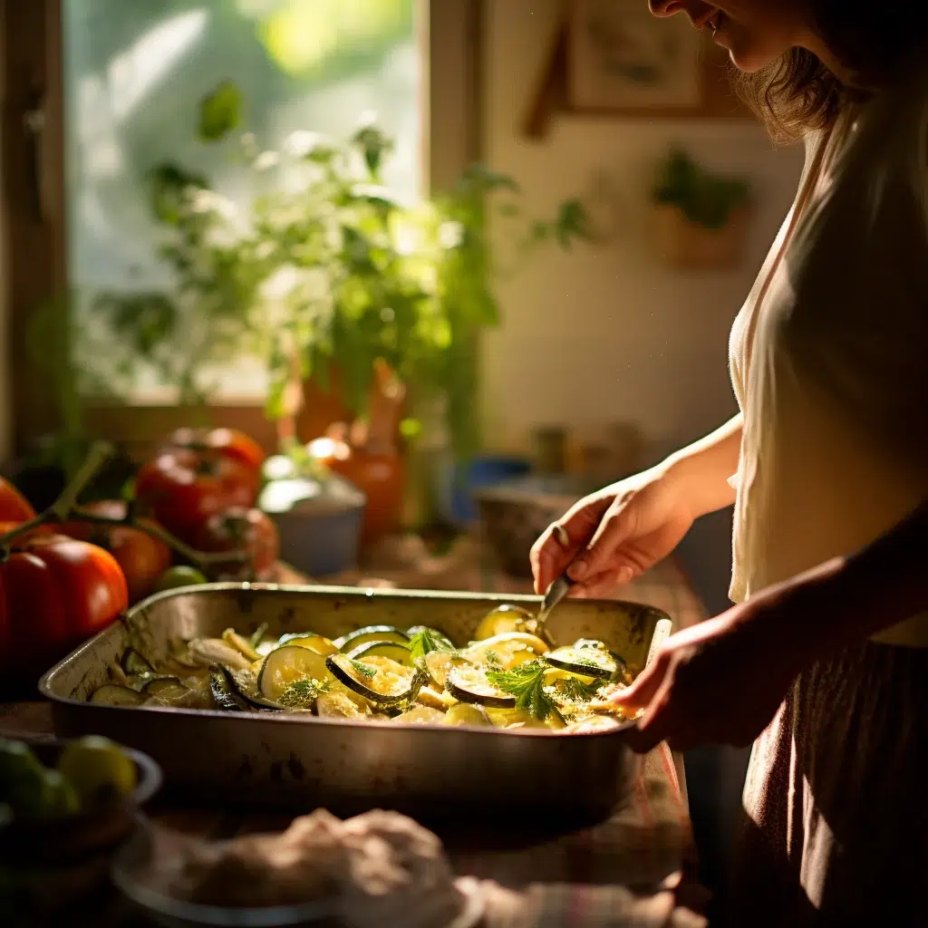 Le gratin de courgettes et tomates à la provençale : une recette savoureuse et rapide à préparer en 15 minutes