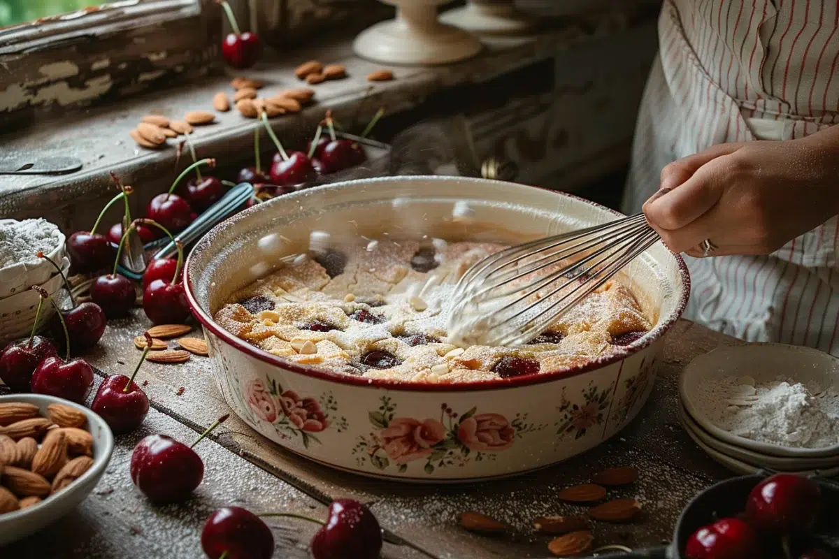 La douceur de l'été : une recette de clafoutis amandine aux cerises pour célébrer les saveurs estivales