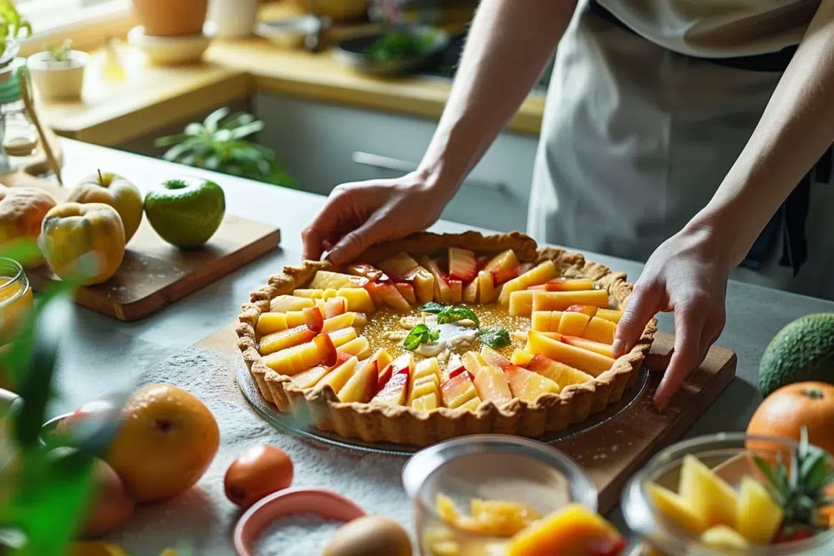 La tarte des tropiques : une recette exotique et rapide pour un dessert qui émerveille les papilles