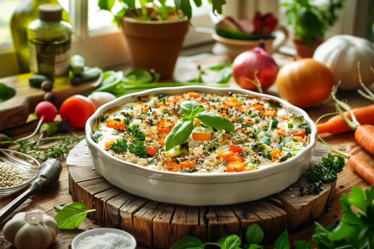 Terrine de légumes et quinoa : une recette fraîche et savoureuse prête en seulement 25 minutes