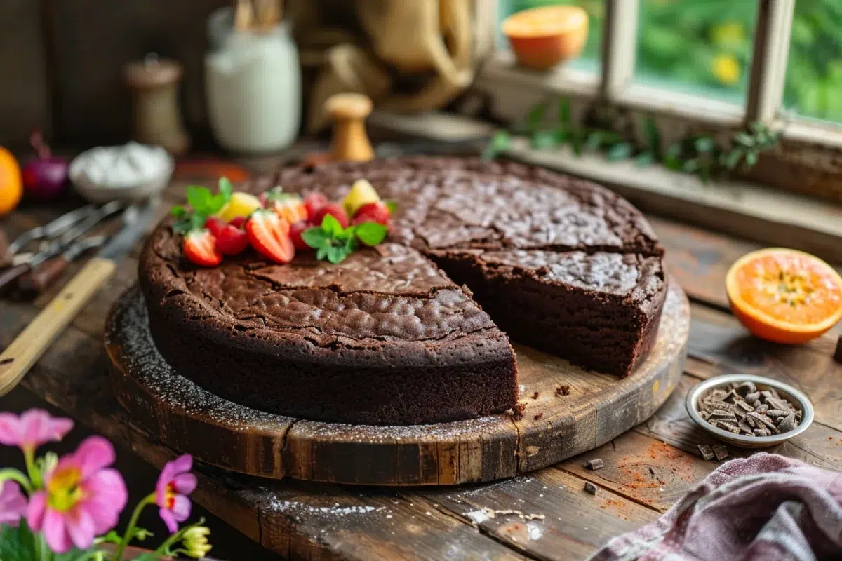 Un gâteau au chocolat léger au skyr pour des goûters d'été gourmands et rapides à préparer en 7 minutes