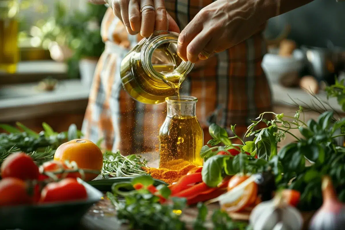 Une huile maison pour transformer vos salades d’été en festin : simple à préparer et pleine de saveurs