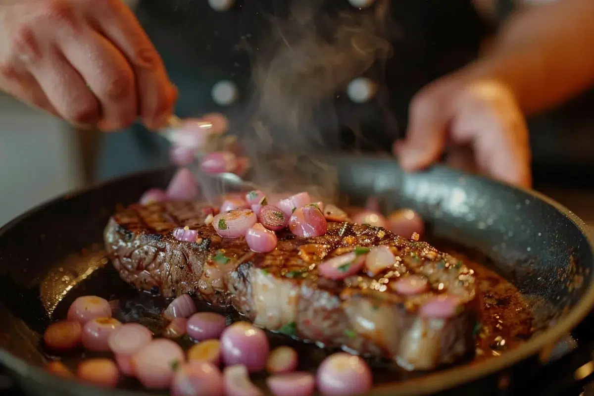 L'art de préparer un onglet à l'échalote : conseils pour une cuisson parfaite et une sauce irrésistible