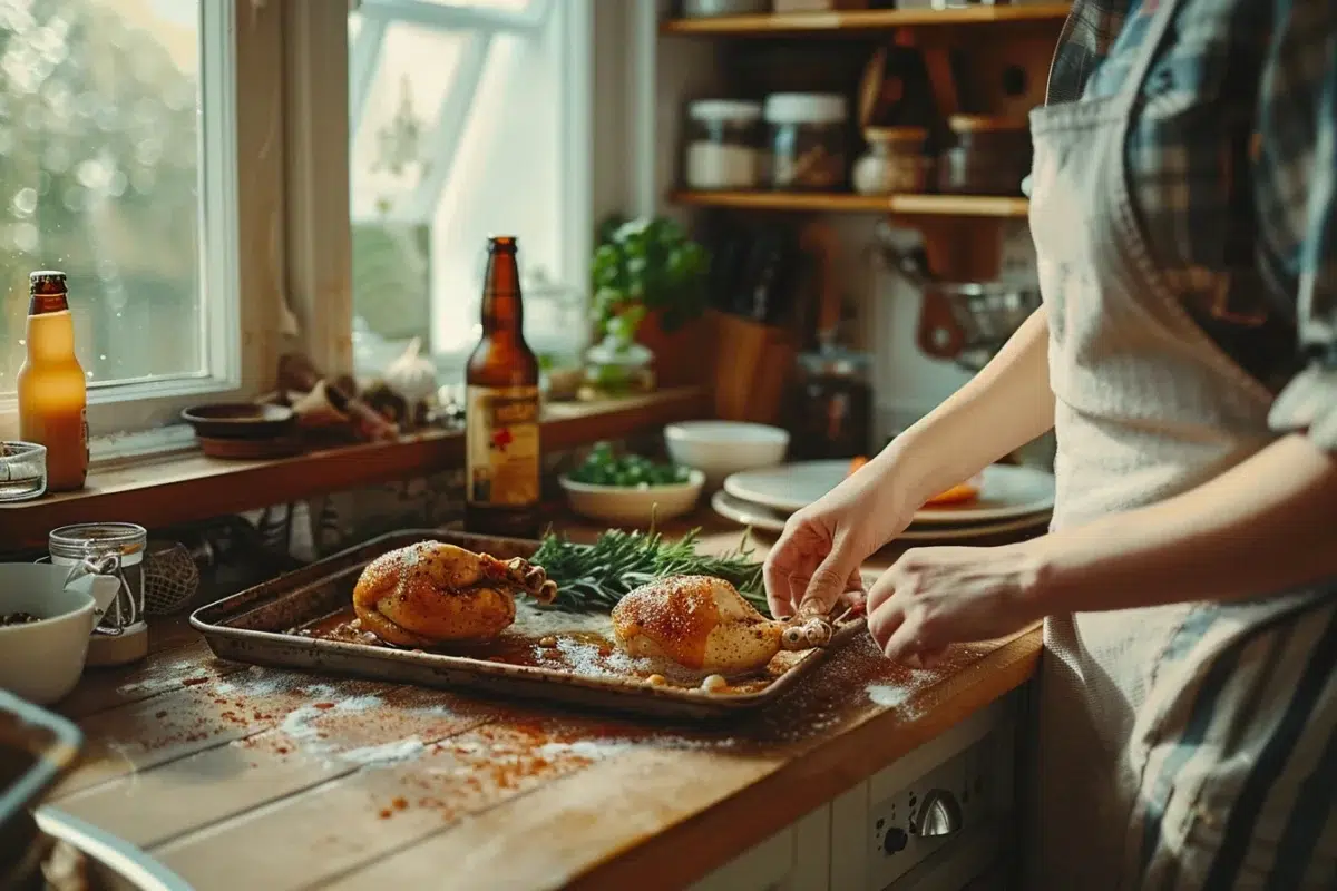Le coquelet à la bière : une recette savoureuse et rapide pour un dîner spécial en seulement 5 minutes