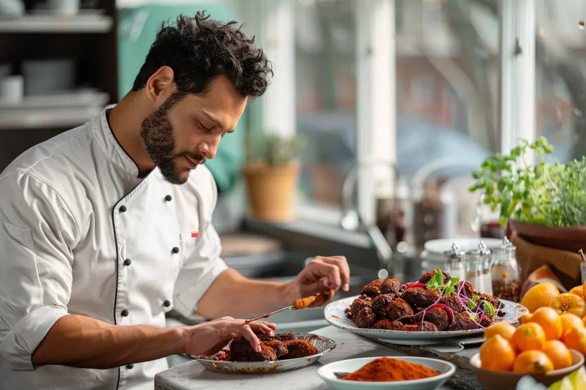 Une recette audacieuse : poulet au chocolat et épices pour une expérience culinaire unique et savoureuse