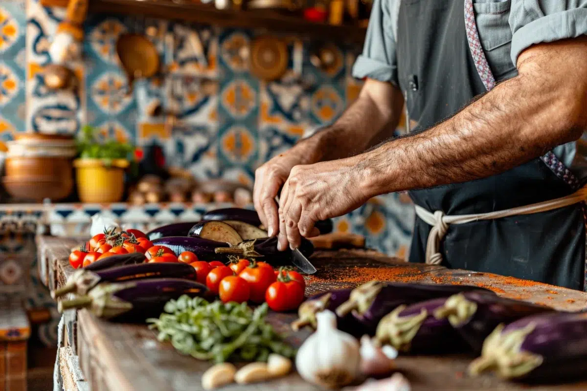 Une recette rapide marocaine : le zaalouk d'aubergines, un trésor culinaire à découvrir en seulement 10 minutes