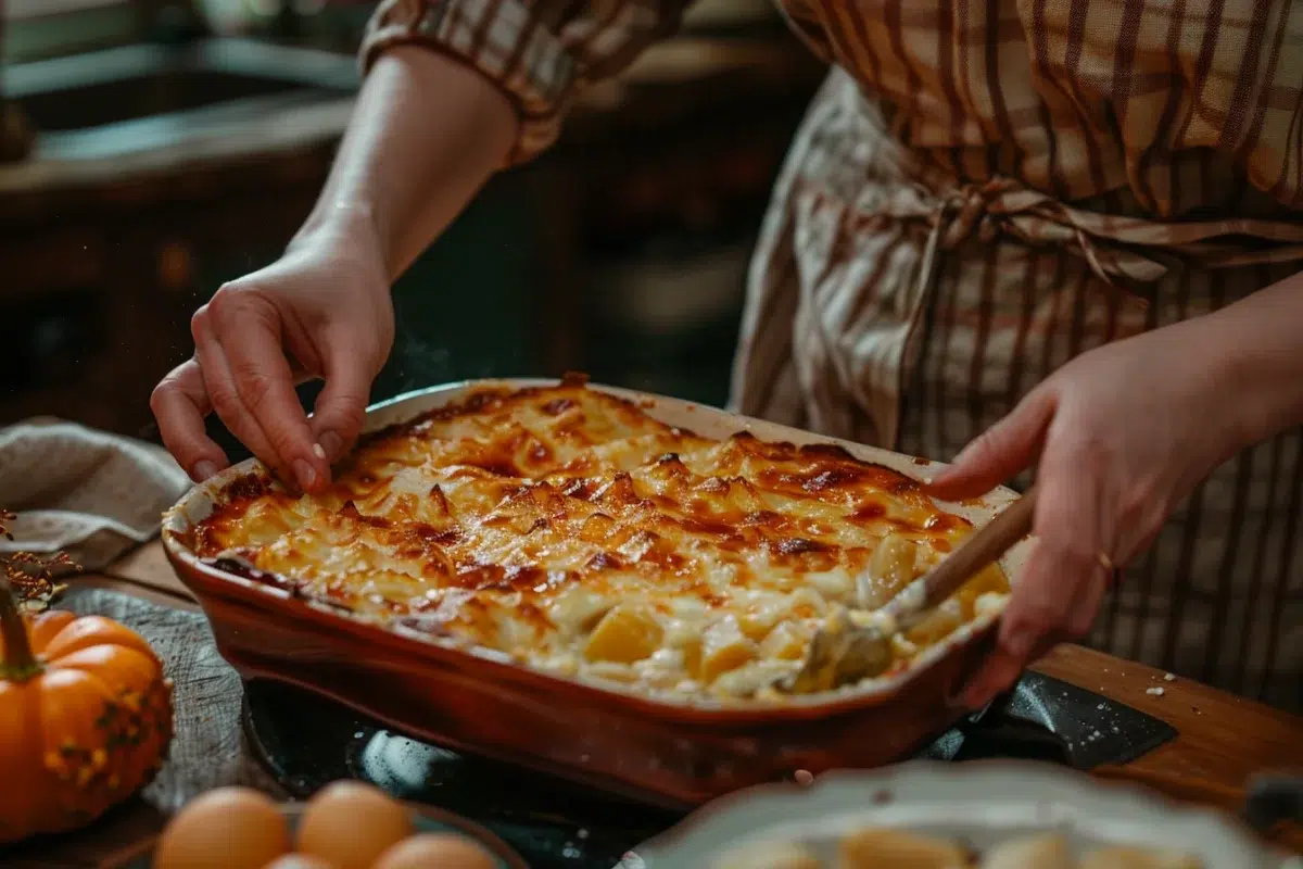 Le gratin bicolore au potimarron : une recette chaleureuse et savoureuse pour les soirées d'automne