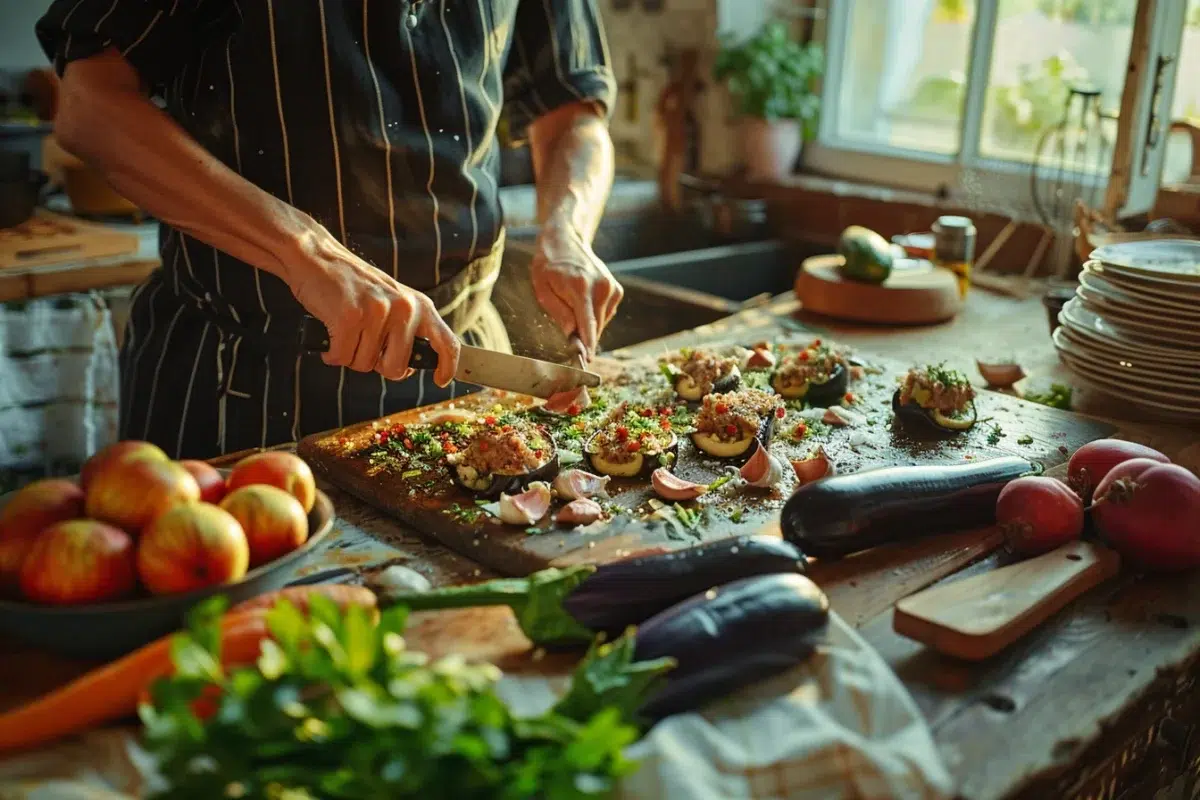 Aubergines et courgettes farcies au mouton : une recette orientale prête en moins de 15 minutes