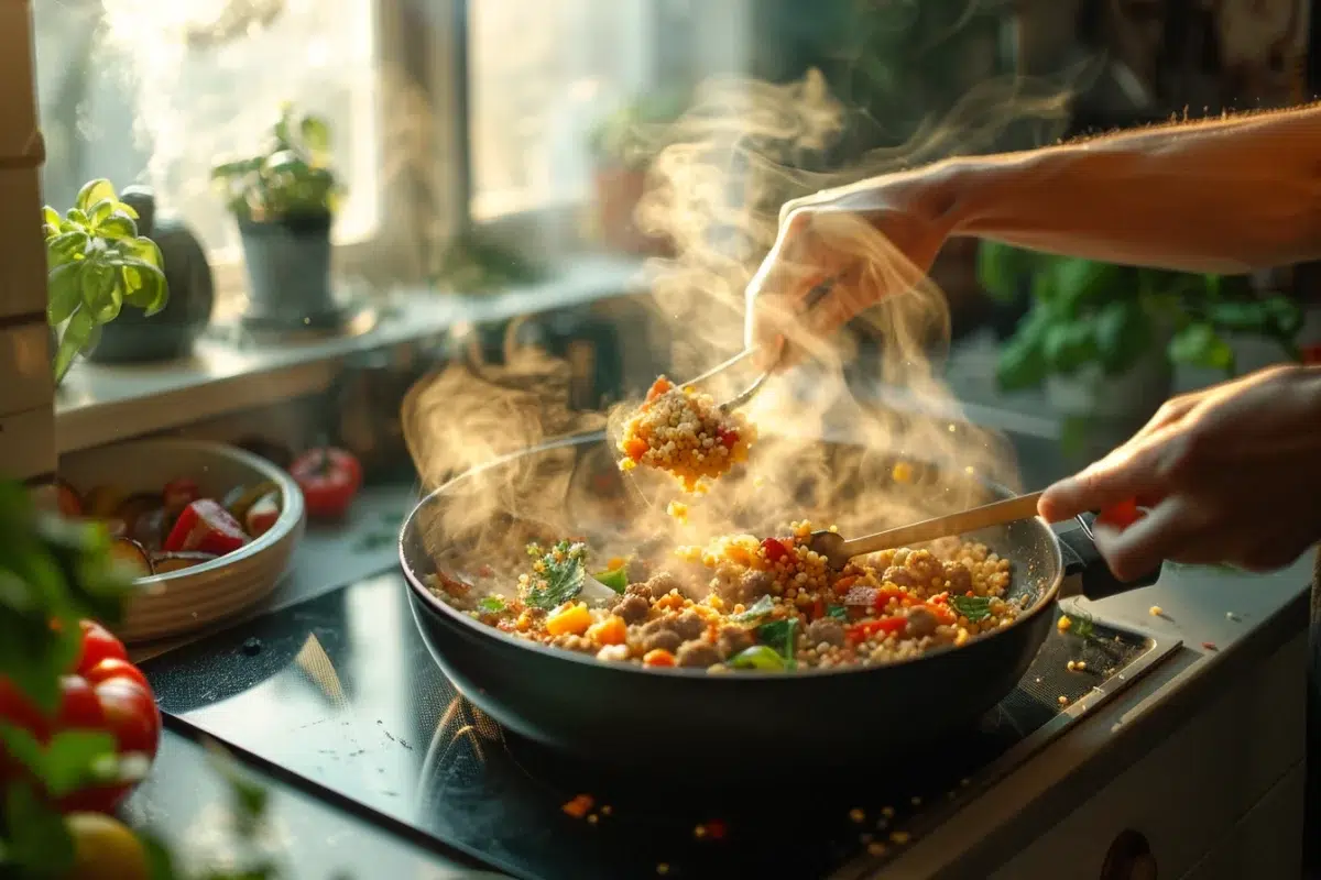 Le couscous merguez : un délice épicé et réconfortant à préparer en moins de 15 minutes