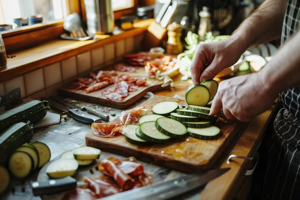 le gratin de courgette charcutier : une recette délicieuse à préparer en moins de 15 minutes