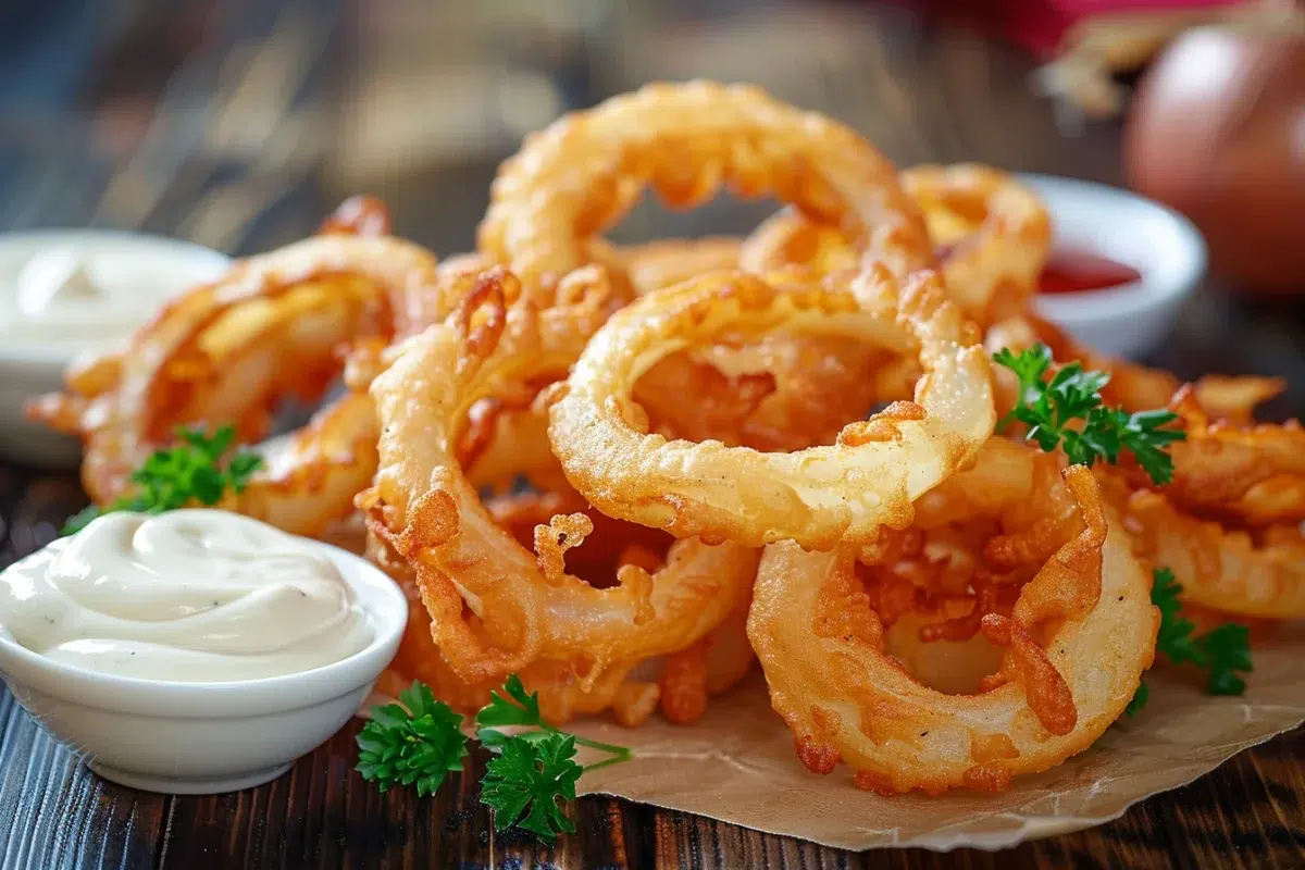 La recette d'onion rings maison : croustillants et dorés à la perfection pour épater vos invités