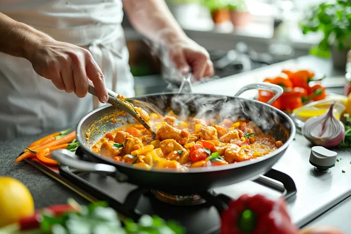 La pastilla de poulet au curry : une recette rapide et savoureuse prête en moins de 15 minutes