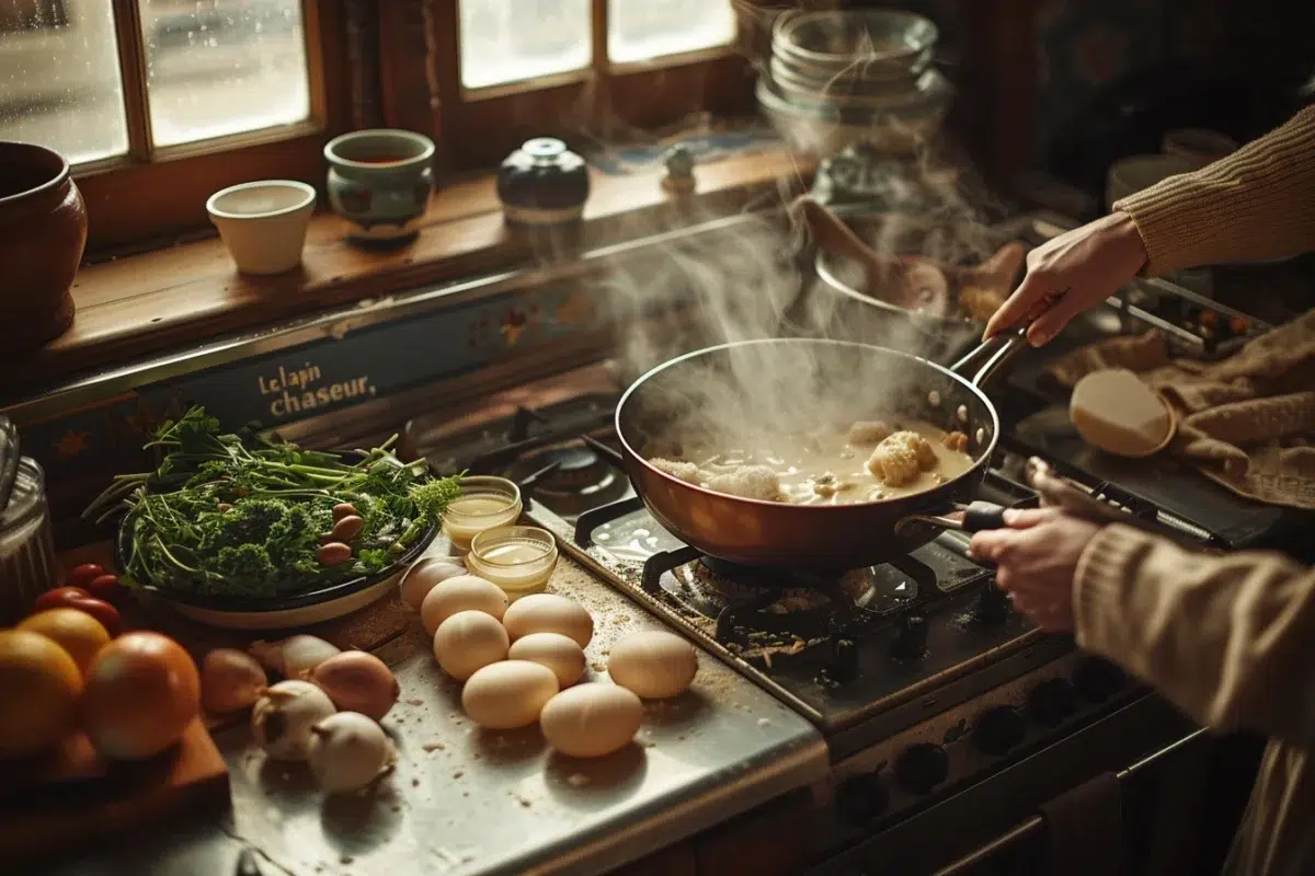 Le lapin chasseur : une recette traditionnelle revisitée en 5 étapes simples et délicieuses