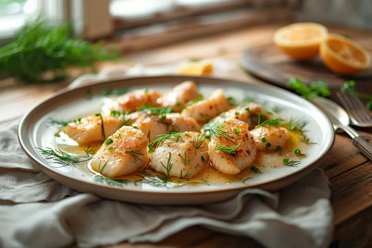 Saltimbocca de sole à l'aneth : un plat raffiné et rapide, prêt en moins de 15 minutes, par Marie David