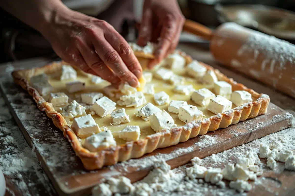 Les tartelettes feuilletées au chèvre frais : une recette rapide et savoureuse prête en 6 minutes